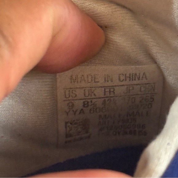 Adidas Men's Ultra BOOST 20 'White Royal Blue Red' Running Sneakers - Picture 15 of 15